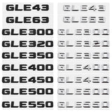 Mercedes Benz GLE43 GLE63 GLE300 GLE320 GLE350 GLE400 GLE450 GLE500 GLE550 Car Rear Sticker Emblem Badge