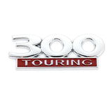 Jeep 300 TOURING Logo Metal Car Fender Side Sticker Rear Emblem Badge Decal