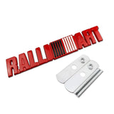 Mitsubishi Ralliart Metal Car Front Grille Emblem Badge Auto Rear Sticker Decal