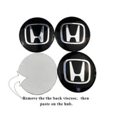 4pcs/set 65mm Honda Mugen Power Car Wheel Center Hub Cap Sticker Decal