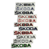 Skoda Metal Car Rear Sticker Trunk Emblem Badge Decal