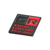 Car Grille Emblem Rear Decal for GR Toyo Gazoo Racing CHR Avalon Supra Corolla Rav4 Avensis Auris Yaris Head Trunk Badge