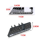 BMW M1 M2 M4 M3 M5 M6 M7 M8 Competition  Car Front Grille Emblem Rear Stickers