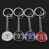 Toyota Diamond Metal Car Key Rings Keychain Pendant