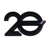 Peugeot 20th Anniversary Metal Car Body Sticker Decal Auto Front Grille Emblem Badge
