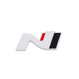 Hyundai N Logo Metal Car Rear Sticker Trunk Emblem Badge Decal