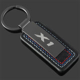 BMW X1 X2 X3 X4 X5 X6 X7 Logo Oxford Webbing Metal Car Keychain Keyring