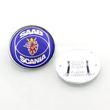 50mm SAAB SCANIA Logo ABS Car Front Hood Emblem Badge Sticker