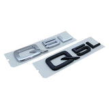 Audi Q3 Q5 Q7 Q8 Q2L Q5L ABS Car Rear Sticker Trunk Emblem Badge Decal
