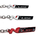 Hyundai N LINE Logo Metal Car Key Rings Keychain Pendant