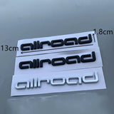 Audi Allroad Logo ABS Car Rear Sticker Emblem Badge Decal