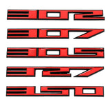 Chevrolet Letter 302 305 307 327 350 400 427 454 Metal Car Rear Sticker Decal Trunk Emblem Badge