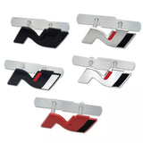 Hyundai N LINE Logo Metal Car Front Hood Grille Emblem Badge Decal