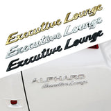 Car Sticker for Alphard Executive Lounge Vellfire V6 Rear Trunk Badges ABS Chrome Auto Refitting Decoration Accessories