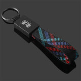 Volkswagen VW R Oxford Webbing Car Keychain Pendant Key Chain Holder