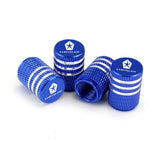 4pcs/set Chrysler Metal Car Wheel Tire Valve Stem Caps Covers