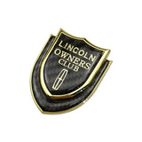 Lincoln Shield Carbon Fiber Car Rear Sticker Window Emblem Badge Decal