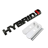 13.4x2cm Car Trunk Front Girlle Badge Sticker for Toyota Hybrid Yaris Avalon Auto Whole Body Emblem Decal Exterior Accessories
