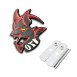 1PC Dodge Demon 170 Metal Car Front Grille Emblem Badge