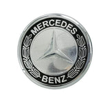 60mm Mercedes Benz Metal Car Rear Badge Sticker Emblem Decal