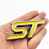 Ford ST Logo Metal Car Rear Sticker Auto Body Emblem Badge Decal