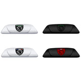 Peugeot Lion Head Logo Metal Car Steering Wheel Sticker Emblem