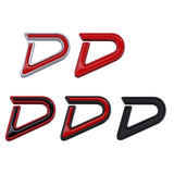 Metal Car Side Sticker Auto Body Decals Trunk Badge SD S D Logo for R50 R52 R53 R55 R56 F54 F55 F56 F60 Decoration