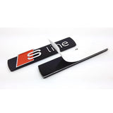Audi Sline Metal Car Rear Sticker Side Emblem Badge Decal