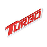 Chevrolet Turbo Logo Metal Car Rear Sticker Decal Auto Trunk Emblem Badge