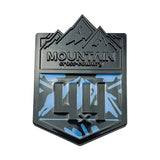 Jeep Mountain 4x4 Metal Car Front Grille Emblem Badge Auto Trunk Sticker Decal