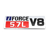iFORCE 5.7L V8 Logo Car Stickers Auto Badge Emblem Decals for Tundra Prado Corolla Highlander Venza Hiace Previa SEQUOIA