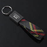 Audi Sline RS Car Logo Keychain Auto Key Ring Pendant