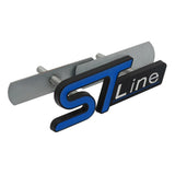 7.9x2.7cm Ford ST Line Metal Car Front Grille Emblem Badge Decal