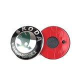 80mm 90mm ABS Skoda Car Front Hood Sticker Rear Emblem Badge Decal