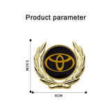 Toyota Metal Car Rear Sticker Auto Window Emblem Badge Decal