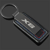 BMW X1 X2 X3 X4 X5 X6 X7 Logo Oxford Webbing Metal Car Keychain Keyring