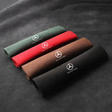 2PCS Mercedes Benz AMG Car Seat Belt Covers Suede Shoulder Pads Protection