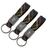 Volkswagen VW R Logo Oxford Webbing Car Keychain Pendant Key Chain Holder