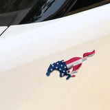 Ford Mustang Logo Metal Car Rear Sticker Decal Auto Body Fender Side Emblem Badge