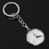 Mercedes Benz Diamond Metal Car Key Rings Keychain Pendant