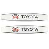 2pcs Toyota TRD Metal Car Fender Side Badge Decal Rear Emblem Sticker