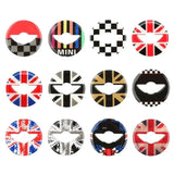 1pc Epoxy Car Steering Wheel Center Emblem Sticker Decoration for Mini Cooper Badge Interior Styling