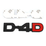 Car Sticker Emblem Badge Decal for D4D D-4D Logo COROLLA RAV4 Camry CROWN PRIUS REIZ VIOS HIGHLANDER Prado Corolla Tundra