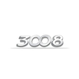 Peugeot 2008 3008 4008 5008 Metal Car Trunk Sticker Decal Auto Letter Emblem Badge