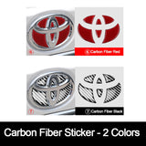 Reflective Decals Car Front Rear Emblem Sticker Decals for Toyota