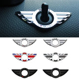 Car Door Lock Pin Emblem Sticker Wing Badge Decoration for Mini Cooper