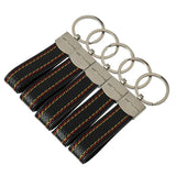Mercedes Benz AMG Metal Leather Car Keychain Auto Key Holder Pendant