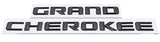 Jeep Grand Cherokee ABS Car Body Fender Sticker Trunk Emblem Badge