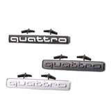 Audi Quattro Logo ABS Car Front Grille Emblem Badge Decal