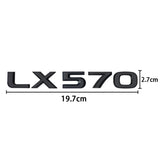ABS for  LX470 LX570 Logo IS300 ES250 ES350 IS250 CT200H GS350 NX200T Car Rear Trunk Emblem Badge Sticker Auto Accessories
